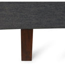 Comfy 3-seat Sofa with Wooden Legs, for Living Room and Study