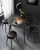 Dining Chairs Ink Black 19 Inch Tall Set Of 2 Sturdy