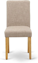 Abbott Parson Dining Chairs Light Tan Linen Set of 2