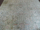 8' X 10' Vintage Handmade India Floral Oriental Top Quality Jaipur Tea Wash