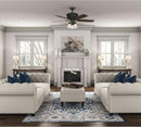 Promenade 54 Inch Indoor Ceiling Fan LED Lights Bronze Finish DC Motor Remote