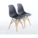 Dining room,living room chair,set of 2,black