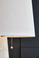 Laurellen - Alabaster Table Lamp - White