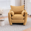 Sharp-Angle Modern Chair - Suitable for a variety of scenarios, this is a stylish single seat for modern spaces Yellow