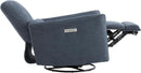 Ink Blue Power Swivel Glider Recliner With USB Charging