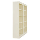 83' Tall Wood Bookcase Suite with light strip ,5-Tier Decor Bookcase Suite with Adjustable Shelves,Storage Organizer,Free Standing Storage Shelves Suite for Living Room,Home Office,Beige and Yellow