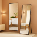 Full Length Floor Mirror 59x17 Aluminum Frame for Bedroom