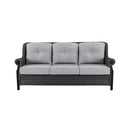 Lassen 4-Piece Wicker Sofa Set with Swivel Rocking Chairs