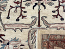Peshawar Rug 10x14, Beige and Rust Red, Large Pak Persian Rug, Pakistani Rug