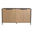 Contemporary Freestanding Bathroom Vanity With Adjustable Shelves