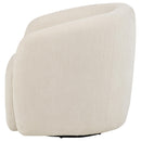 Gerley Chenille Upholstered Swivel Accent Chair Beige