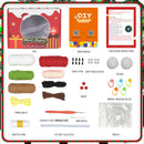 Santa, Reindeer, Christmas Tree and Snowman Amigurumi DIY Crochet Kit Wizardi F07N8-M117