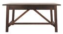 Baldridge - Home Office Large Leg Desk - Rustic Brown