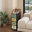 Narrow Tall Dresser With Integrated Charging Station