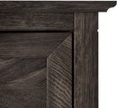Key West 2 Drawer Lateral File Cabinet Dark Gray Hickory