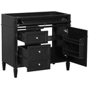 Bathroom Vanity With 2 Drawers And Tip-Out Drawer, Storage Cabinet