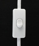 16"W Beacon Triangle Corner Light Plug-In Cord White by Home Concept