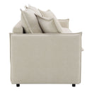 Elisea - Sofa With Sleeper - Beige Fabirc
