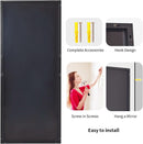 71x31 Inch Black Floor Mirror Full Length Standing