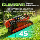 Heavy-Duty 9HP 225CC Remote-Controlled All-Terrain Gas-Powered Lawn Mower With 21-Inch Cutting Width (SAK78412)
