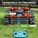 Heavy-Duty 9HP 225CC Remote-Controlled All-Terrain Gas-Powered Lawn Mower With 21-Inch Cutting Width (SAK78412)