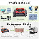 Heavy-Duty 9HP 225CC Remote-Controlled All-Terrain Gas-Powered Lawn Mower With 21-Inch Cutting Width (SAK78412)