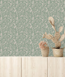 Light Green Wildflowers Wallpaper