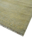 9x12 Antique Oriental Oushak Beige Hand knotted Wool Area Rug