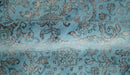 9x12 Fine Hand Knotted Blue and Brown Traditional Persian Wool and Silk Area Rug