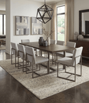 9x12 Hand Knotted Beige and Brown Modern Contemporary Southwestern Trellis Recycled Silk Area Rug