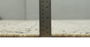 9x12 Hand Knotted Beige and Brown Modern Contemporary Southwestern Trellis Recycled Silk Area Rug