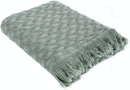 Kasentex Lightweight Cotton Throw Blanket - Soft Decorative Blanket for Sofa or Bed