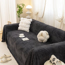 Luxury 3D Butterfly Jacquard Sofa Throw Blanket, Ultra-Soft Plush Fleece Couch Cover