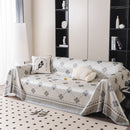 Cooling Four-Leaf Clover Hope Faith Love Luck Summer Comfy Ice Silk Furniture Throw Covers for Sofas