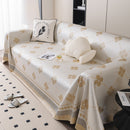 Cooling Four-Leaf Clover Hope Faith Love Luck Summer Comfy Ice Silk Furniture Throw Covers for Sofas