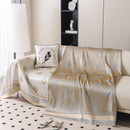 Cooling Four-Leaf Clover Hope Faith Love Luck Summer Comfy Ice Silk Furniture Throw Covers for Sofas