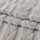 Thick Cozy 3D Cable Sofa Throw Cover, Plush Jacquard Warm Fleece Throw Blanket