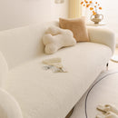 Soft Plush Warm Sofa Cover Stretchable Cozy Velvet Couch Protector for Fall & Winter