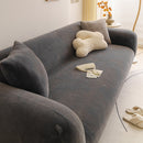 Soft Plush Warm Sofa Cover Stretchable Cozy Velvet Couch Protector for Fall & Winter