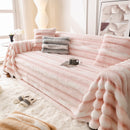 Ultra Soft Faux Fur Couch Cover – Large, Fluffy, and Elegant Sofa Throw Blanket