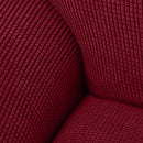 Polar Fleece Recliner Chair Cover, 4-Piece Soft Plush Slipcover with Pocket for Reclining Chairs