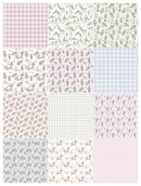 Spring Scrapbook Paper Pack. 12 Sheets of 15.2x15.2cm Heavyweight Paper Pad F07M2-3 AC230307-06