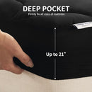 Cooling Mattress Pad Black  for Hot Sleepers