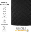 Cooling Mattress Pad Black  for Hot Sleepers