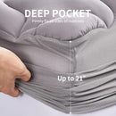 Cooling Mattress Pad Grey for Hot Sleepers