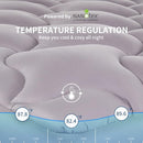 Cooling Mattress Pad Grey for Hot Sleepers