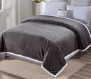 Decor&More Home Essentials Braided Sherpa Blanket