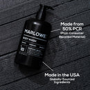 MARLOWE. Men's Body Wash, Refreshing Shower Gel, Cedarwood, 15 oz Pump