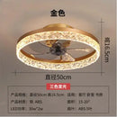 DecorBites™ Crystal LED Ceiling Fan with Remote Control and 6 Speeds