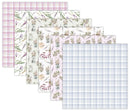 Spring Scrapbook Paper Pack. 12 Sheets of 15.2x15.2cm Heavyweight Paper Pad F07M2-3 AC230307-06
